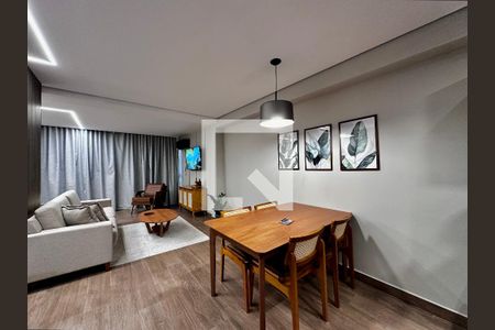 Sala de apartamento à venda com 1 quarto, 50m² em Santo Amaro, São Paulo