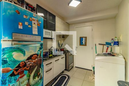 Sala/Cozinha de apartamento à venda com 1 quarto, 27m² em Jardim Itacolomi, São Paulo