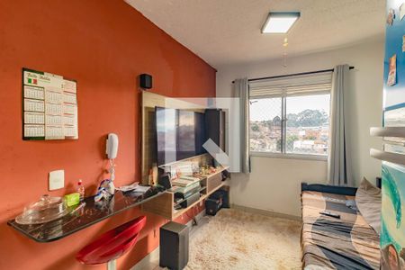 Sala/Cozinha de apartamento à venda com 1 quarto, 27m² em Jardim Itacolomi, São Paulo