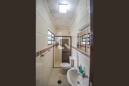 Banheiro da Suíte de casa à venda com 3 quartos, 208m² em Vila Jordanopolis, São Bernardo do Campo