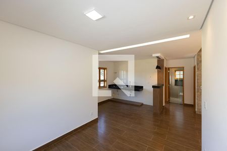 Sala 1 de casa de condomínio à venda com 2 quartos, 126m² em Arvoredo, Nova Lima
