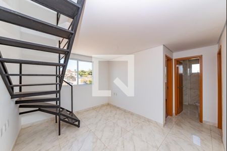 Sala de apartamento à venda com 2 quartos, 102m² em Estrela do Oriente, Belo Horizonte