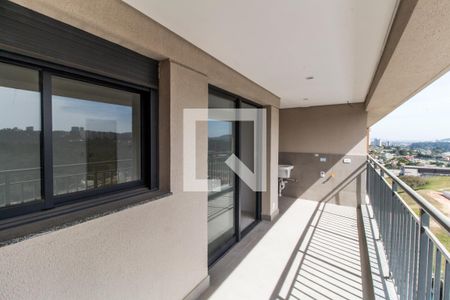 Varanda da Sala de apartamento à venda com 3 quartos, 89m² em Centro Comercial Jubran, Barueri