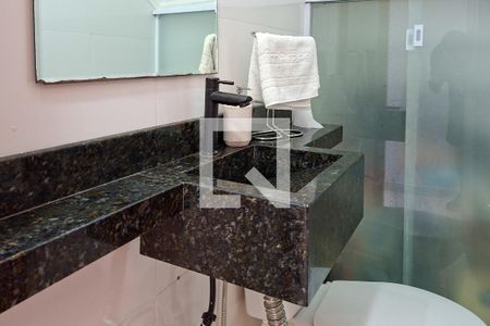 Lavabo de casa de condomínio à venda com 2 quartos, 60m² em Canto do Forte, Praia Grande