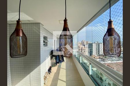 Varanda de apartamento para alugar com 3 quartos, 129m² em Canto do Forte, Praia Grande