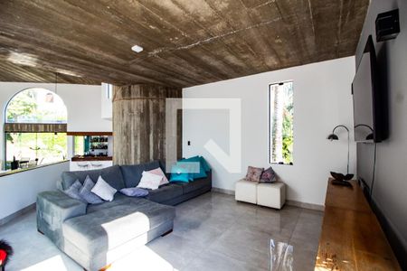 Sala de TV de casa de condomínio para alugar com 3 quartos, 800m² em Campolim, Votorantim