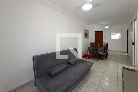 Sala de apartamento para alugar com 1 quarto, 64m² em Canto do Forte, Praia Grande