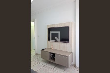 Sala de apartamento para alugar com 1 quarto, 64m² em Canto do Forte, Praia Grande