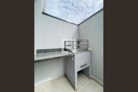 Varanda - Churrasqueira de casa de condomínio à venda com 2 quartos, 68m² em Vila Osasco, Osasco