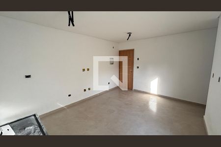 Sala/Cozinha de apartamento à venda com 2 quartos, 58m² em Vila Amabile Pezzolo, Santo André