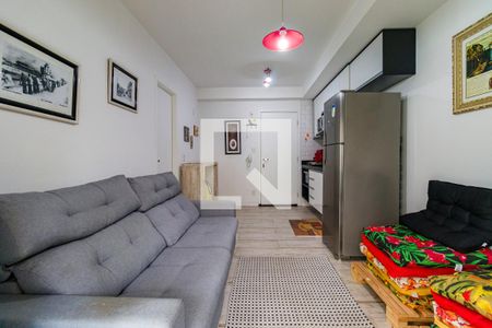 Sala/Cozinha de apartamento para alugar com 1 quarto, 40m² em Panamby, São Paulo