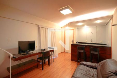 Studio de kitnet/studio para alugar com 1 quarto, 47m² em Savassi, Belo Horizonte