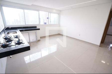 Sala/Cozinha de apartamento para alugar com 2 quartos, 61m² em Setor Marista, Goiânia