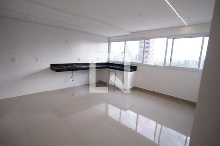 Sala/Cozinha de apartamento para alugar com 2 quartos, 61m² em Setor Marista, Goiânia