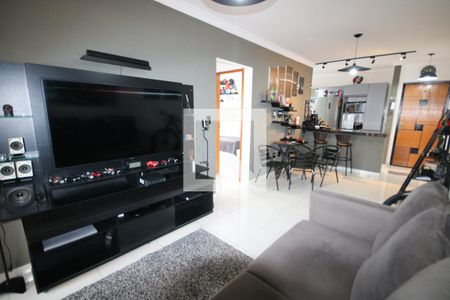 Sala de apartamento para alugar com 2 quartos, 73m² em Aviação, Praia Grande