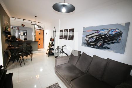 Sala de apartamento para alugar com 2 quartos, 73m² em Aviação, Praia Grande