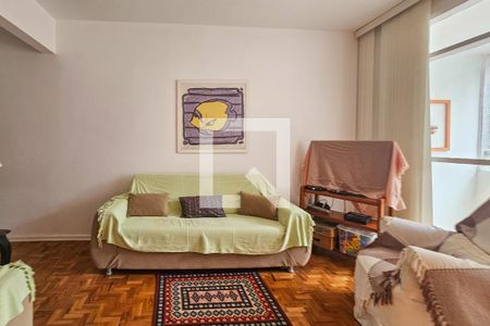 Sala de apartamento para alugar com 2 quartos, 112m² em Barra Funda, Guarujá