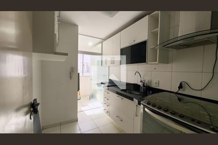 Cozinha e Área de Serviço de apartamento à venda com 2 quartos, 56m² em Caxambu, Jundiaí