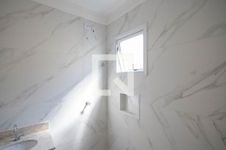 Banheiro da Suíte 1 de casa de condomínio à venda com 2 quartos, 52m² em Vila Constança, São Paulo