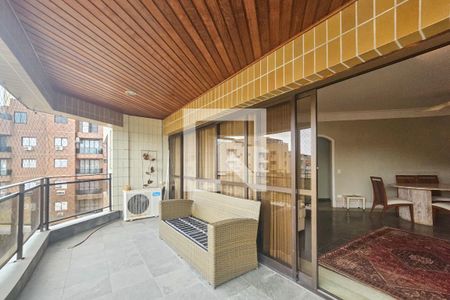 varanda de apartamento para alugar com 3 quartos, 150m² em Tortuga, Guarujá