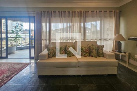 Sala de apartamento para alugar com 3 quartos, 150m² em Tortuga, Guarujá