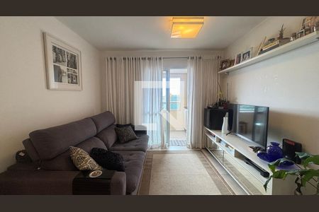 Sala de apartamento à venda com 2 quartos, 78m² em Campestre, Santo André