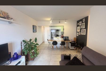 Sala de apartamento à venda com 2 quartos, 78m² em Campestre, Santo André