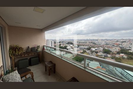 Varanda da Sala de apartamento à venda com 2 quartos, 78m² em Campestre, Santo André