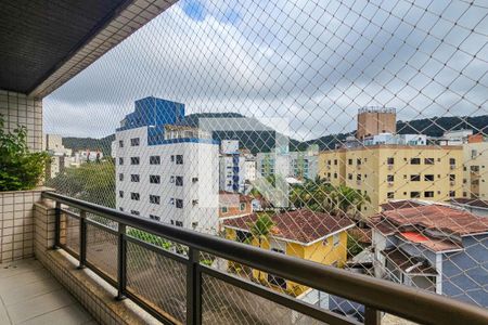 varanda de apartamento para alugar com 3 quartos, 110m² em Jardim Tres Marias, Guarujá