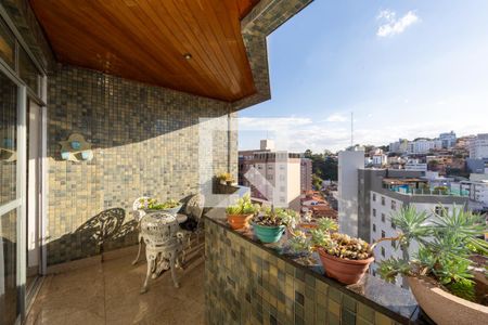 Varanda da Sala de apartamento à venda com 3 quartos, 130m² em Minas Brasil, Belo Horizonte