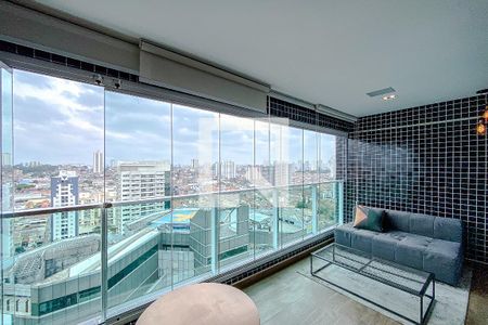 Varanda de kitnet/studio à venda com 1 quarto, 55m² em Vila Regente Feijó, São Paulo