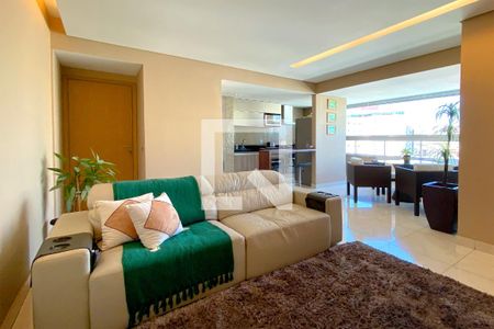 Sala de apartamento à venda com 3 quartos, 88m² em Grajaú, Belo Horizonte