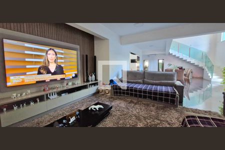 Sala de casa de condomínio à venda com 5 quartos, 800m² em Condados da Lagoa, Lagoa Santa