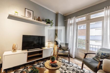 Sala de apartamento à venda com 3 quartos, 115m² em Bom Fim, Porto Alegre