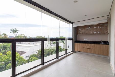 Varanda da Sala de apartamento à venda com 3 quartos, 140m² em Jardim das Paineiras, Campinas