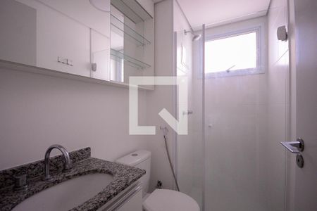 Banheiro de kitnet/studio à venda com 1 quarto, 35m² em Aclimação, São Paulo