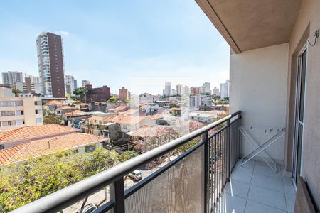 Varanda da Sala de apartamento à venda com 1 quarto, 26m² em Jardim da Gloria, São Paulo
