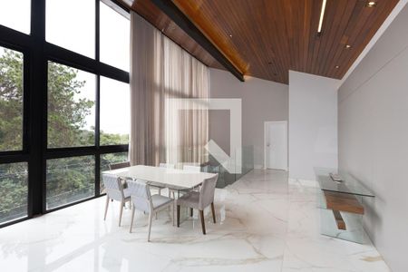 Sala de Jantar de casa de condomínio à venda com 4 quartos, 450m² em Bosque da Ribeira, Nova Lima