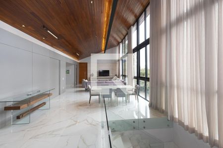 Sala de Jantar de casa de condomínio à venda com 4 quartos, 450m² em Bosque da Ribeira, Nova Lima