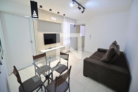 Sala de apartamento para alugar com 2 quartos, 47m² em Jardim Maranata, Goiânia