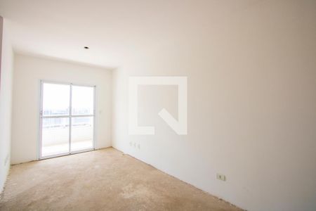 Sala de apartamento à venda com 3 quartos, 86m² em Vila Alzira, Santo André