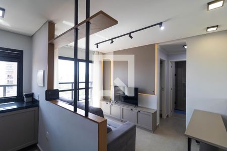 Sala de apartamento para alugar com 1 quarto, 34m² em Parque Industrial, Campinas