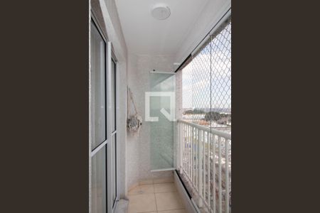 Varanda da Sala de apartamento à venda com 2 quartos, 43m² em Vila Itapegica, Guarulhos