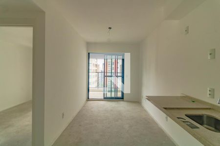 Sala/Cozinha de apartamento à venda com 1 quarto, 38m² em Vila Clementino, São Paulo
