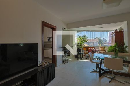 Sala de apartamento à venda com 4 quartos, 220m² em Barroca, Belo Horizonte