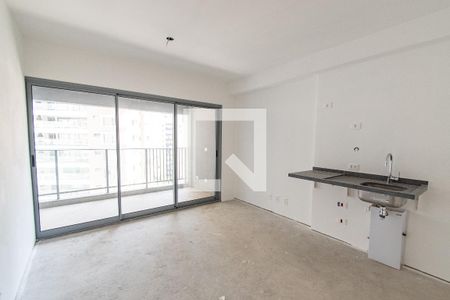 Sala/cozinha de apartamento para alugar com 1 quarto, 41m² em Vila Mariana, São Paulo