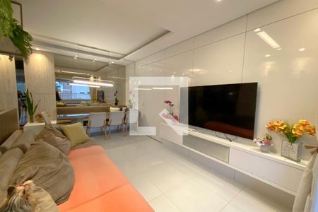 Sala de apartamento à venda com 3 quartos, 95m² em Caiçaras, Belo Horizonte