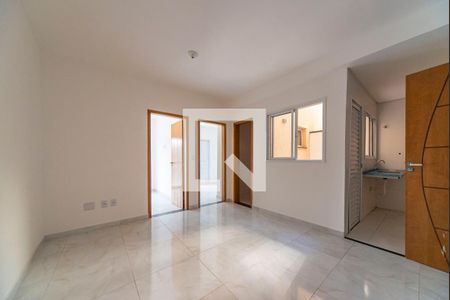 Sala de apartamento à venda com 2 quartos, 50m² em Jardim Irene, Santo André