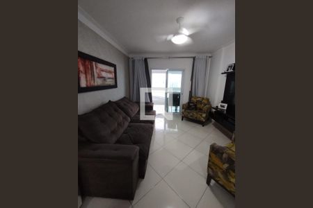 Sala de apartamento para alugar com 3 quartos, 130m² em Cidade Ocian, Praia Grande