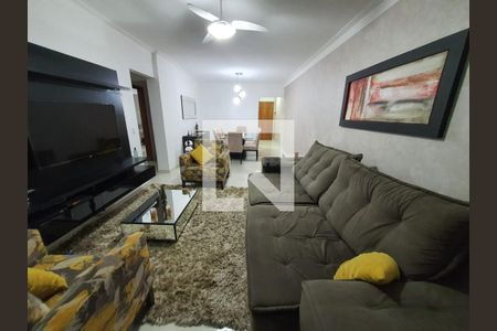 Sala de apartamento para alugar com 3 quartos, 130m² em Cidade Ocian, Praia Grande